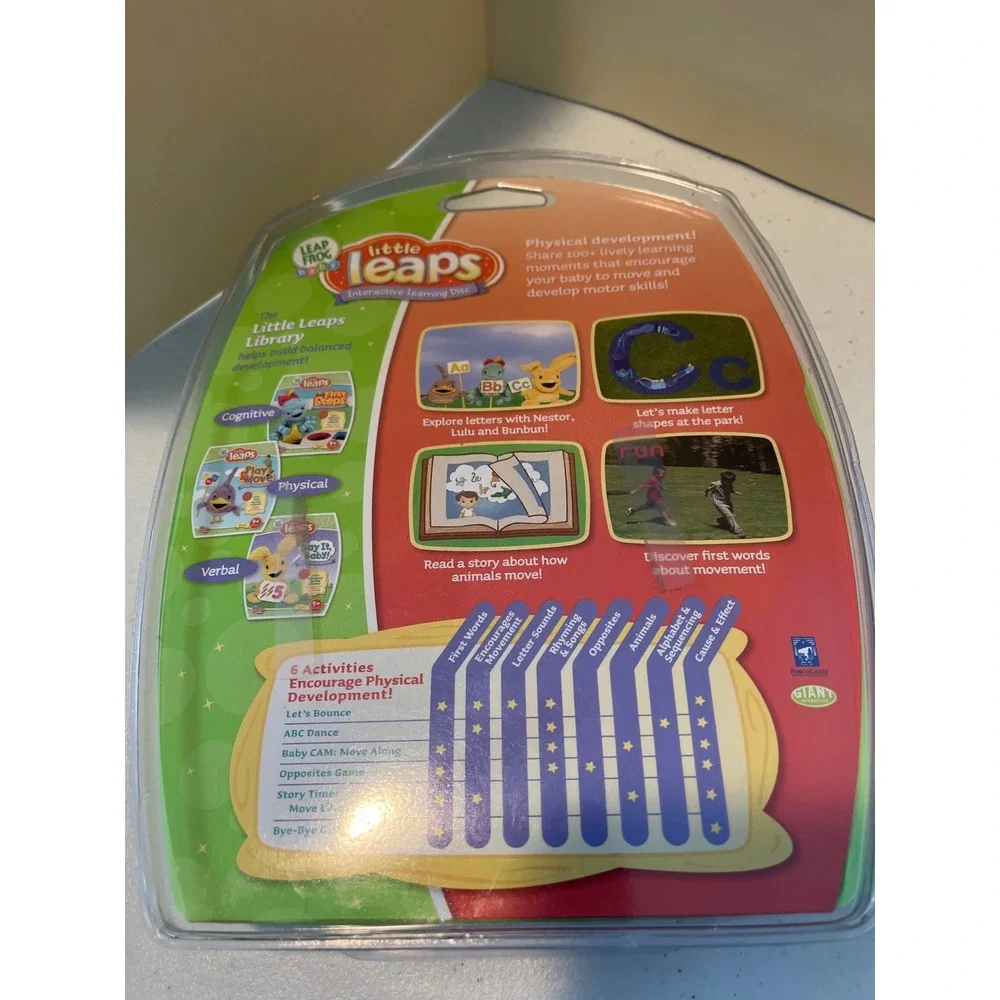 LeapFrog Baby Little Leaps Play & Move Learning Disc 9+ Months 10216 New